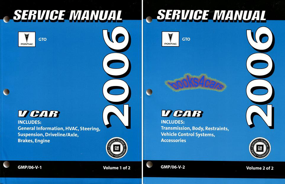 Pontiac 2015 g5 repair manual
